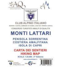 Hiking Maps Italy CAI-Wanderkarte Monti Lattari, Amalfiküste, Capri 1:25.000 Edizioni Il Lupo