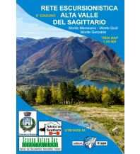 Wanderkarten Apennin Alta Valla del Sagittario 1:25.000 Edizioni Il Lupo