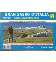 Ski Touring Maps Il Lupo-Wanderkarte 3, Gran Sasso d'Italia + Klettersteig-Führer 1:25.000 Edizioni Il Lupo