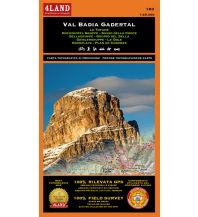 Mountainbike-Touren - Mountainbikekarten 4Land-Karte 183, Val Badia/Gadertal 1:25.000 4Land