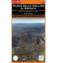 Wanderkarten Italien 4Land-Karte 250, Parco delle Colline di Brescia 1:25.000 4Land