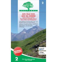 Hiking Maps Italy Fraternali-Wanderkarte 2, Alta Valle Susa, Alta Val Chisone 1:25.000 Fraternali