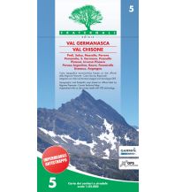 Wanderkarten Italien Fraternali-Wanderkarte 5, Val Germanasca, Val Chisone 1:25.000 Fraternali