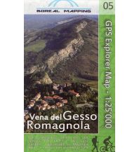 Hiking Maps Apennines Boreal Mapping Wander- & MTB-Karte 05 Italien Außeralpin - Vena del Gesso Romagnolo 1:25.000 Boreal mapping 