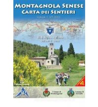Wanderkarten Apennin CAI Karte Montagnola Senese 1:25.000 Club Alpino Italiano - B.E.L.C.A. Firenze