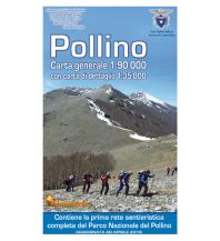 Hiking Maps Apennines Acalandros Carta generale e di dettaglio, Pollino 1:90.000/1:35.000 Acalandros