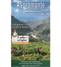 Wanderkarten Apennin Acalandros Carta generale e di dettaglio, Aspromonte 1:70.000/1:30.000 Acalandros