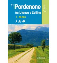 Wanderkarten Italien Rad-, Wander- und Reitkarte Odòs 11, Pordenone - tra Livenza e Cellina 1:30.000 Odos