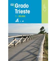 Hiking Maps Slovenia Rad-, Wander- und Reitkarte Odòs 02, Grado, Trieste/Triest 1:35.000 Odos