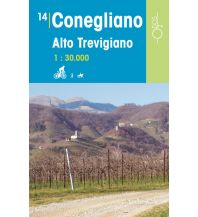 Hiking Maps Italy Rad-, Wander- und Reitkarte Odòs 14, Conegliano, Alto Trevigiano 1:30.000 Odos