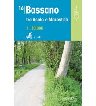 Wanderkarten Italien Rad-, Wander- und Reitkarte Odòs 16, Bassano tra Asolo e Marostica 1:30.000 Odos