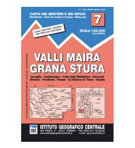 Wanderkarten Italien IGC-Wanderkarte 7, Valli Maira, Grana, Stura 1:50.000 IGC