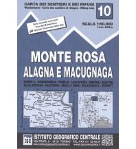 Hiking Maps Italy IGC-Wanderkarte 10, Monte Rosa, Alagna, Macugnaga 1:50.000 IGC
