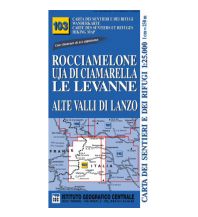 Wanderkarten Italien IGC-Wanderkarte 103, Rocciamelone, Uja di Ciamarella, le Levanne 1:25.000 IGC