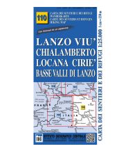 Wanderkarten Italien IGC-Wanderkarte 110, Lanzo, Viù, Chialambert, Locana Cirie' 1:25.000 IGC