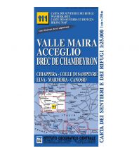 Wanderkarten Italien IGC-Karte 111, Valle Maira, Acceglio, Brec de Chambeyron 1:25.000 IGC