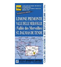 Wanderkarten Italien IGC-Karte 114, Limone Piemonte, Valle delle Meraviglie 1:25.000 IGC