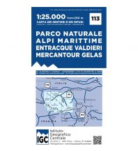Hiking Maps Italy IGC-Wanderkarte 113, PN dell'Argentera 1:25.000 IGC