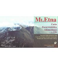 Wanderkarten Italien Selca Escursionistica Sizilien - Mt. Etna/Ätna 1:25.000 Selca