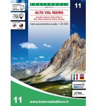 Wanderkarten Italien Fraternali-Wanderkarte 11, Alta Val Maira 1:25.000 Fraternali