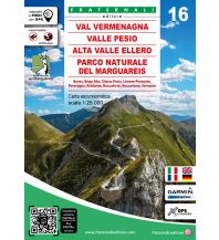 Wanderkarten Italien Fraternali-Wanderkarte 16, Val Vermenagna, Valle Pesio, Valle Ellero, PN del Marguareis 1:25.000 Fraternali