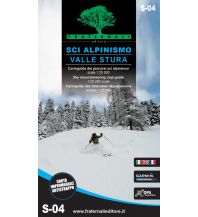 Ski Touring Maps Sci alpinismo in Valle Stura 1:25.000 Fraternali