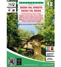 Hiking Maps Italy Fraternali-Wanderkarte 12, Bassa Val Varaita, Bassa Val Maira 1:25.000 Fraternali