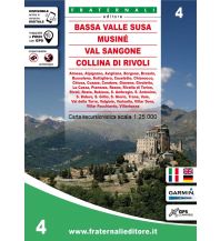 Hiking Maps Italy Fraternali-Wanderkarte 4, Bassa Valle Susa 1:25.000 Fraternali