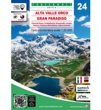 Wanderkarten Italien Fraternali-Wanderkarte 24, Alta Valle Orco, Gran Paradiso 1:25.000 Fraternali