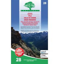 Wanderkarten Italien Fraternali-Wanderkarte 28, Valle di Cogne, Pila, Aosta 1:25.000 Fraternali