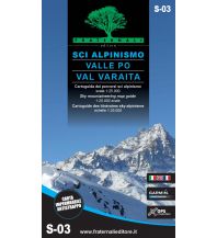 Skitourenkarten Fraternali Skitourenkarte S-03, Sci Alpinismo in Valle Po e Val Varaita 1:25.000 Fraternali