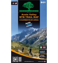 Mountainbike Touring / Mountainbike Maps Fraternali MTB-Karte M-01, Aosta Valley/Aostatal 1:25.000 Fraternali