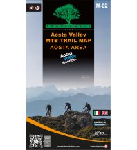 Mountainbike Touring / Mountainbike Maps Fraternali MTB-Karte M-02, Aosta Valley/Aostatal 1:25.000 Fraternali