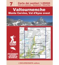 Wanderkarten Italien Escursionista-Karte 7, Valtournenche, Monte Cervino/Matterhorn 1:25.000 L'Escursionista