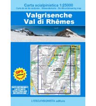Ski Touring Maps Escursionista-Skiwanderkarte Valgrisenche, Val di Rhêmes 1:25.000 L'Escursionista