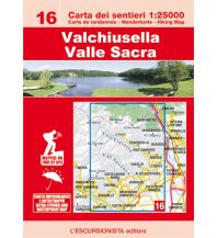 Wanderkarten Italien Escursionista-Karte 16, Valchiusella, Valle Sacra 1:25.000 L'Escursionista