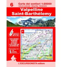 Wanderkarten Schweiz & FL Escursionista-Karte 6, Valpelline, Saint-Barthélemy 1:25.000 L'Escursionista