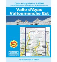 Ski Touring Maps Escursionista-Skiwanderkarte Valle d'Ayas, Valtournenche Est 1:25.000 L'Escursionista
