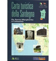Wanderkarten Italien Carta Turistica Sardinien 2 - Da Santa Margherita a Calasetta 1:60.000 Abies Map