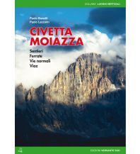 Wanderführer Bonetti Paolo, Paolo Lazzarin - Civetta, Moiazza - Sentieri, Ferrate, Vie normali, Viaz Versante Sud