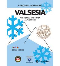 Ski Touring Maps Geo4Map Wintersportkarte Italien Alpin - Valsesia 1:25.000 Geo4map 