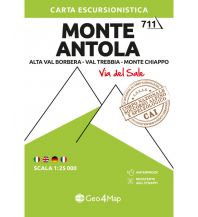 Wanderkarten Apennin Geo4Map Wanderkarte 711, Monte Antola 1:25.000 Geo4map