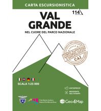 Hiking Maps Italy Geo4Map Wanderkarte 114, Val Grande 1:25.000 Geo4map