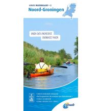 Revierführer Binnen ANWB Waterkaart 2 - Noord Groningen 1:50.000 ANWB