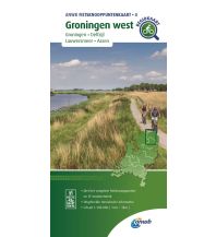 Cycling Maps ANWB Fietsknooppuntenkaart 4, Groningen-West 1:100.000 ANWB