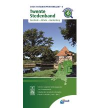 Cycling Maps ANWB Fietsknooppuntenkaart 8, Twente Steden 100.000 ANWB