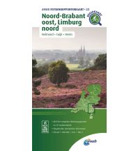 Radkarten ANWB Fietsknooppuntenkaart 22, Noord-Brabant oost, Limburg noord 1:100.000 ANWB