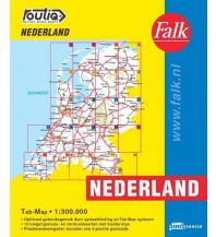 Reise- und Straßenatlanten Falk autokaart Nederland Routiq (Routiq patent wegenkaarten) 1:300.000 Falk Verlag AG