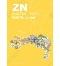 Wanderkarten Topografischer Atlas Niederlande - ZN - Zuid-Nederland / Südliche Niederlande 1:50.000 12 Provinciën