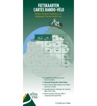 Cycling Maps Alta Via Carte Rando-Velo 1 Belgien - West- & Ostflandern 1:75.000 Alta via 